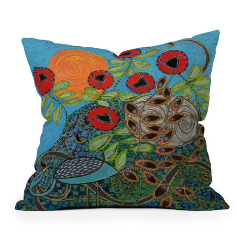 Ruby Door Night And Day 1 Outdoor Throw Pillow