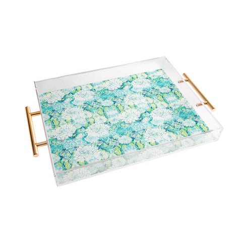 Ruby Door Summery Succulents Acrylic Tray