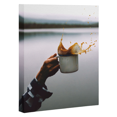 Rustic Bones Coffee Cheers Art Canvas