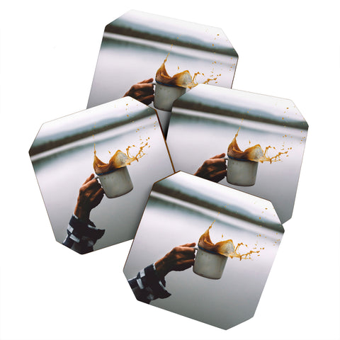 Rustic Bones Coffee Cheers Coaster Set