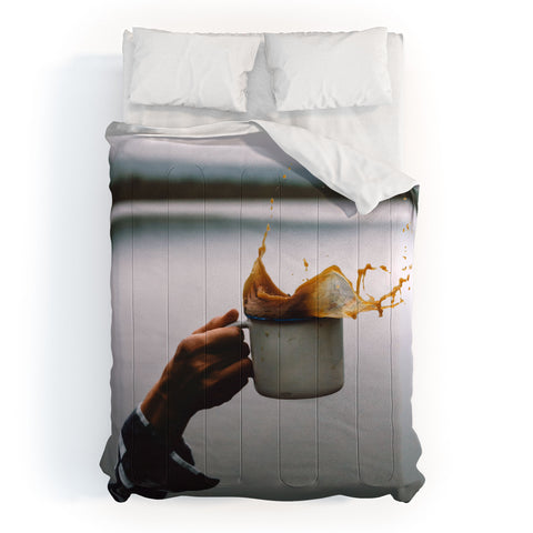 Rustic Bones Coffee Cheers Comforter