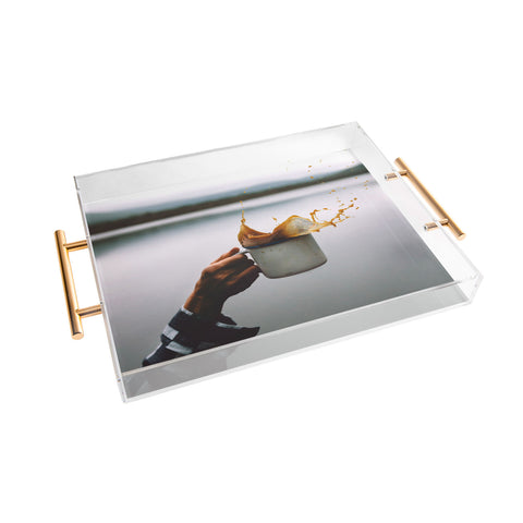 Rustic Bones Coffee Cheers Acrylic Tray