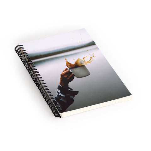 Rustic Bones Coffee Cheers Spiral Notebook