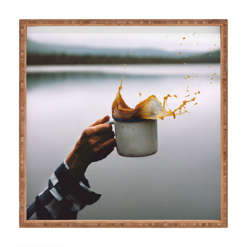 Rustic Bones Coffee Cheers Square Tray