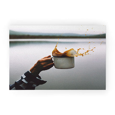 Rustic Bones Coffee Cheers Welcome Mat