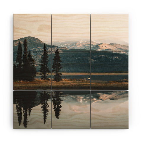 Rustic Bones Sparks Lake Wood Wall Mural