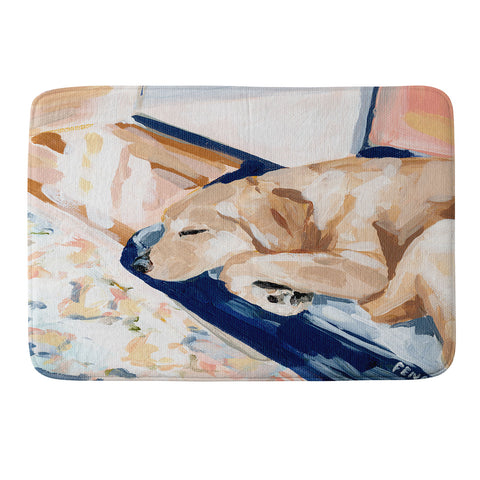 Sabina Fenn Illustration Bella Sleeping Memory Foam Bath Mat
