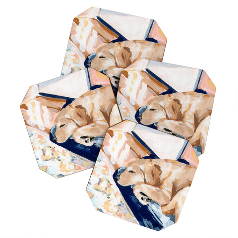 Sabina Fenn Illustration Bella Sleeping Coaster Set