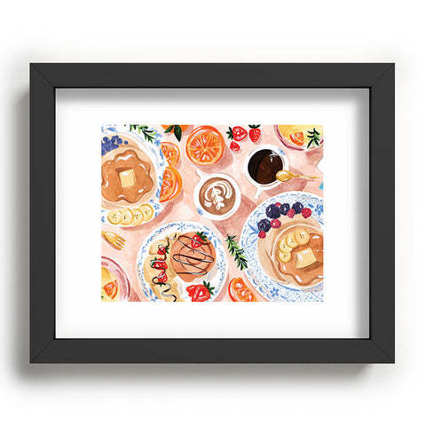 Sabina Fenn Illustration Brunch Recessed Framing Rectangle