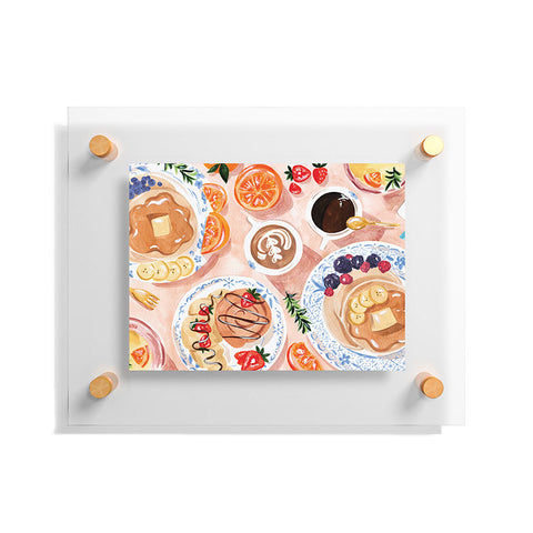 Sabina Fenn Illustration Brunch Floating Acrylic Print