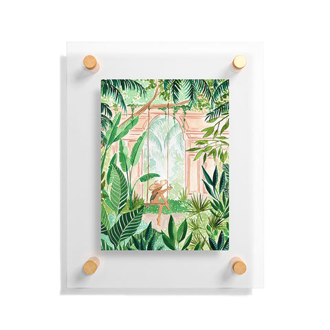 Sabina Fenn Illustration Jungle Swing Floating Acrylic Print
