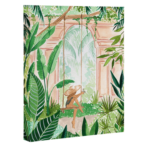 Sabina Fenn Illustration Jungle Swing Art Canvas