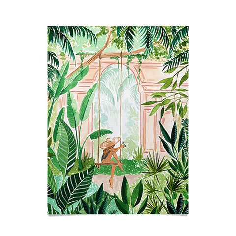 Sabina Fenn Illustration Jungle Swing Poster