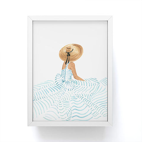 Sabina Fenn Illustration Madame Fleur II Framed Mini Art Print