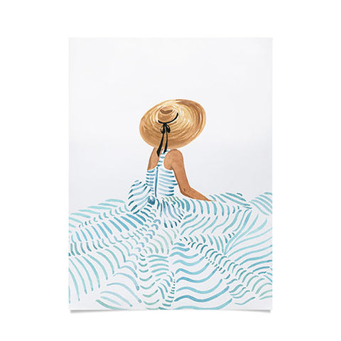 Sabina Fenn Illustration Madame Fleur II Poster