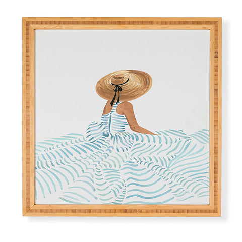 Sabina Fenn Illustration Madame Fleur II Framed Wall Art