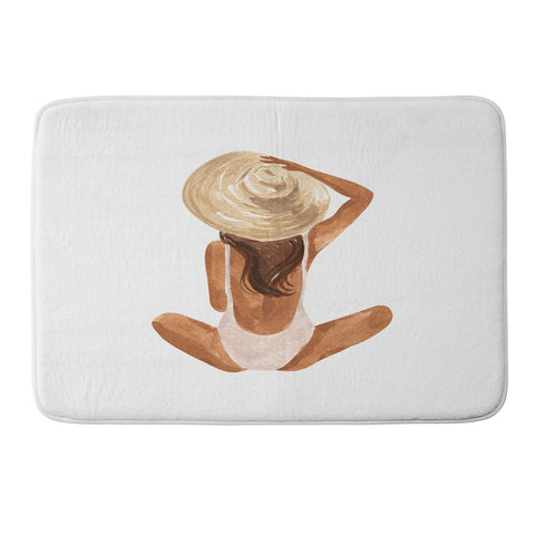 Sabina Fenn Illustration Mila I Memory Foam Bath Mat