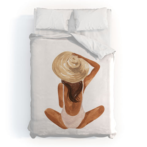 Sabina Fenn Illustration Mila I Duvet Cover