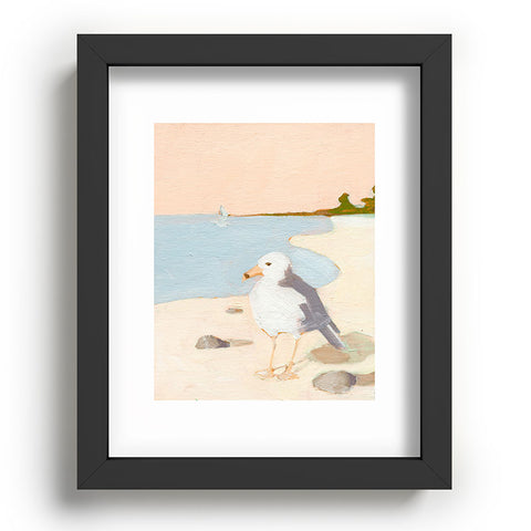Sabina Fenn Illustration Seagull Recessed Framing Rectangle