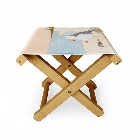 Sabina Fenn Illustration Seagull Folding Stool