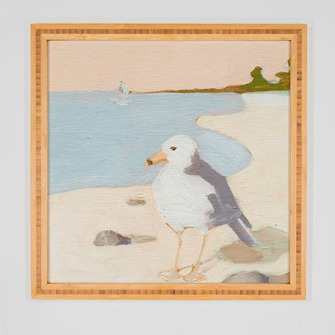 Sabina Fenn Illustration Seagull Framed Wall Art