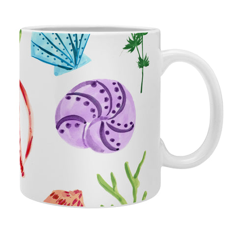 Sabina Fenn Illustration Seashells I Coffee Mug