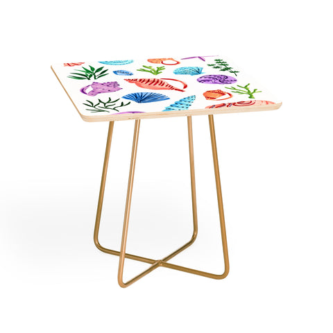 Sabina Fenn Illustration Seashells I Side Table