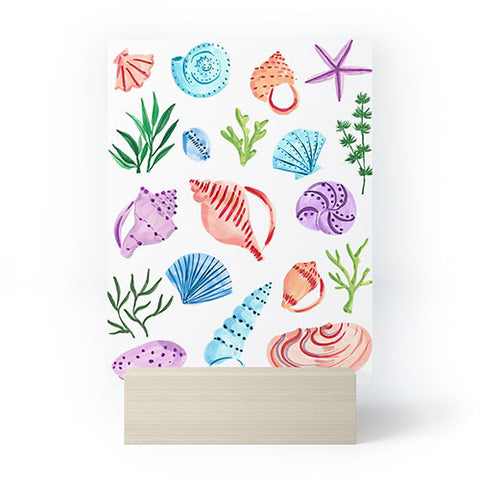 Sabina Fenn Illustration Seashells I Mini Art Print