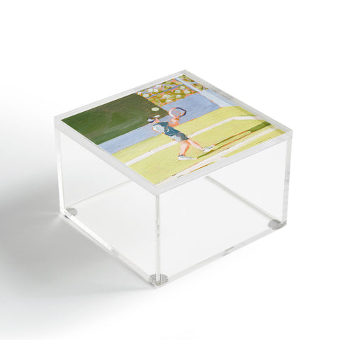 Sabina Fenn Illustration Tennis Player Acrylic Box