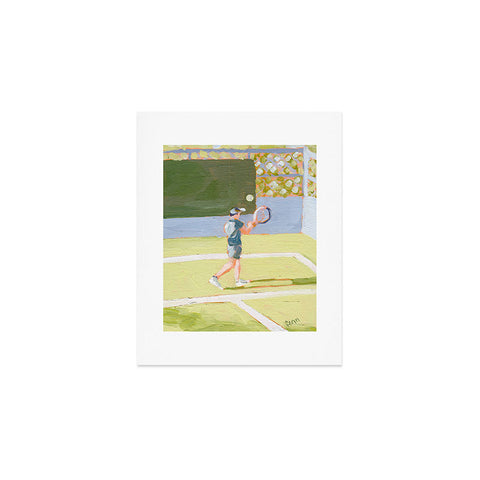 Sabina Fenn Illustration Tennis Player Art Print