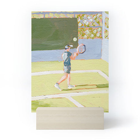 Sabina Fenn Illustration Tennis Player Mini Art Print