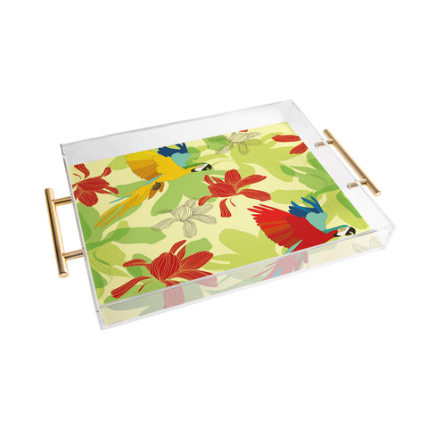 Sabine Reinhart Beauty Of Forest Acrylic Tray