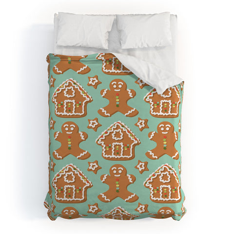 Sabine Reinhart Christmas Kitchen Duvet Cover
