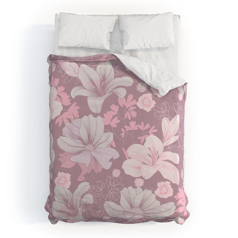Sabine Reinhart Cottage Garden Duvet Cover