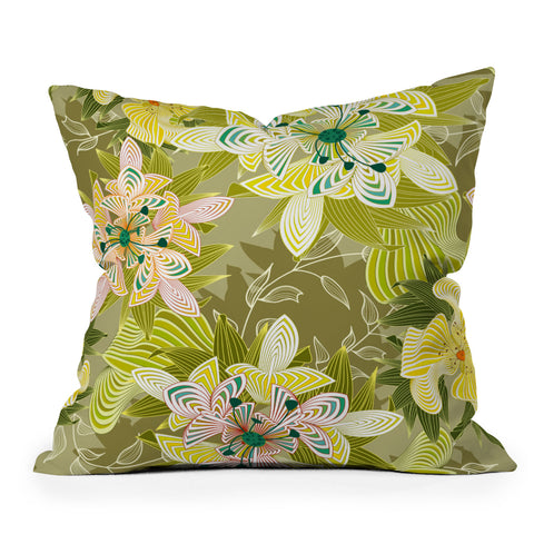 Sabine Reinhart Enlightened Outdoor Throw Pillow