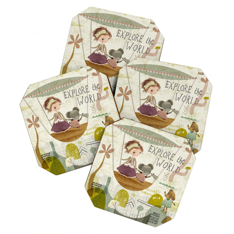 Sabine Reinhart Explore the World Coaster Set