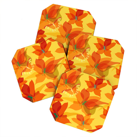 Sabine Reinhart Feel The Beat Coaster Set