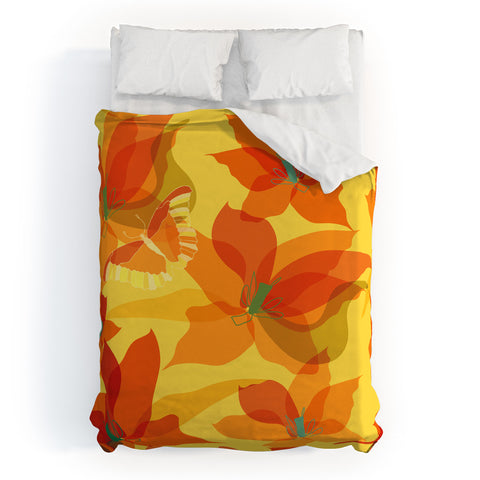 Sabine Reinhart Feel The Beat Duvet Cover