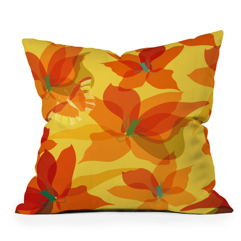 Sabine Reinhart Feel The Beat Outdoor Throw Pillow