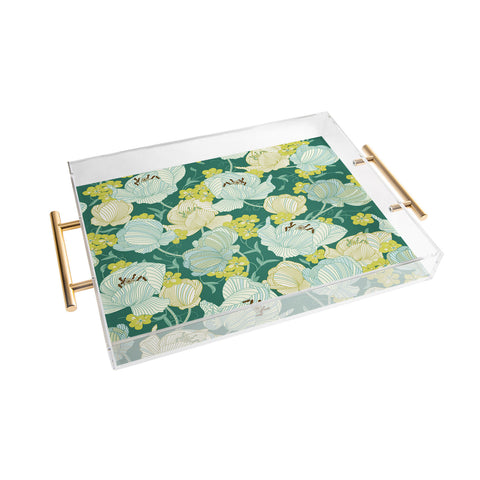 Sabine Reinhart Flower Fields Acrylic Tray