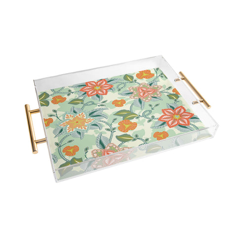 Sabine Reinhart I Will Bring You Flowers Acrylic Tray