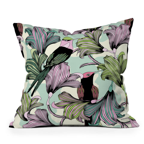 Sabine Reinhart In My Dreams Outdoor Throw Pillow