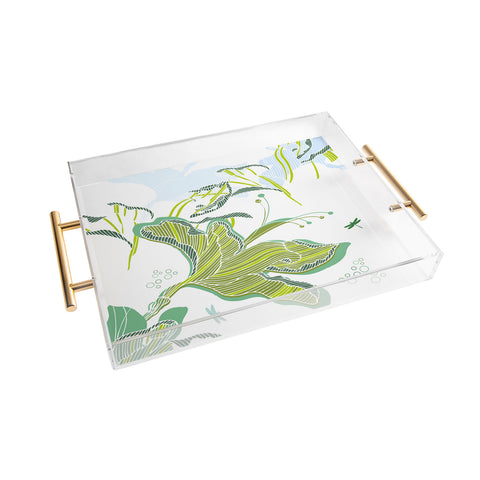 Sabine Reinhart Lake Modern Acrylic Tray