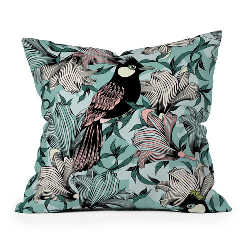 Sabine Reinhart Love Tapestry Outdoor Throw Pillow
