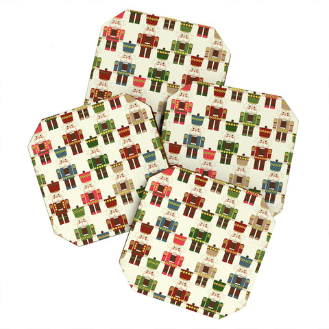 Sabine Reinhart Nutcrackers Coaster Set