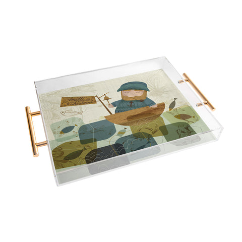Sabine Reinhart One Fine Fisherman Acrylic Tray