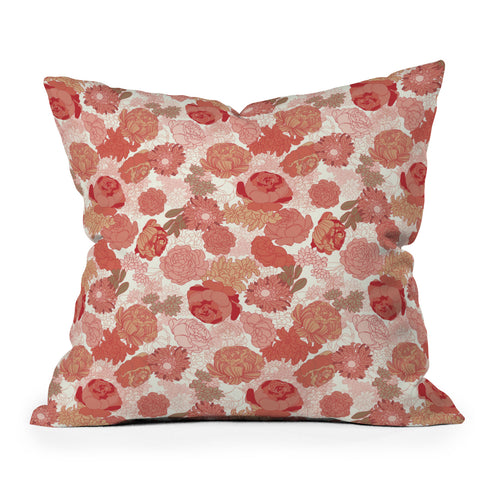 Sabine Reinhart Red Roses Outdoor Throw Pillow