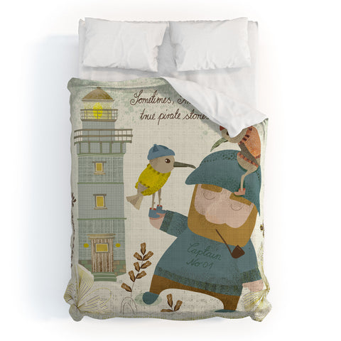 Sabine Reinhart Smitti was a Pirate Duvet Cover