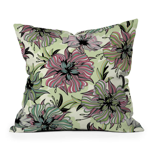 Sabine Reinhart Spring Has Sprung Outdoor Throw Pillow