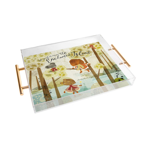 Sabine Reinhart The Enchanted Island Acrylic Tray